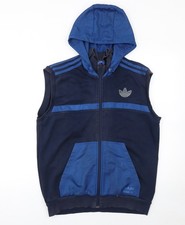Adidas Men's Blue Sleeveless