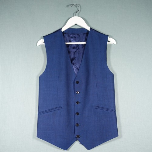 Reiss waistcoat mens blue - mens,