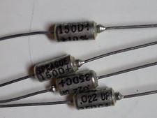 Vintage .022uF 35dc 10% SPRAGUE 150D  AXIAL CAPACITORS  (S5)
