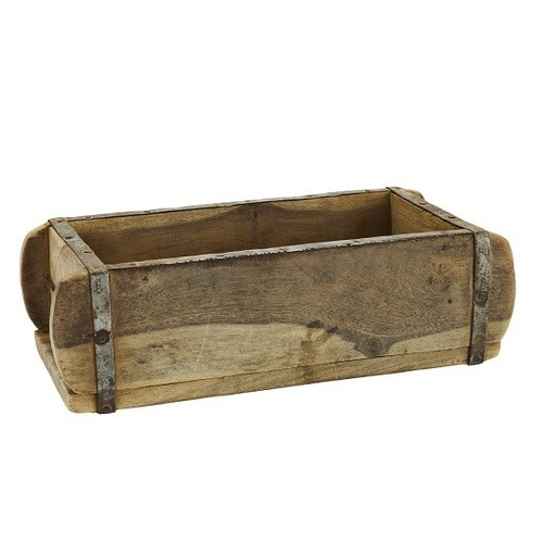 Rustic storage box - storage, natural
