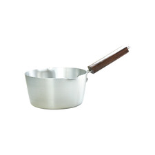 Klassic Aluminum Steel Milk Pan | Tea Pot with Wooden Handle