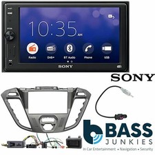 SONY 6.2" Screen Blutooth + Full Screen Fitting kit Ford Transit-Custom 12-16