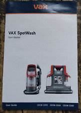 Vax SpotWash Series CDCW-CSXA / CDCW-CSXA Instruction manual