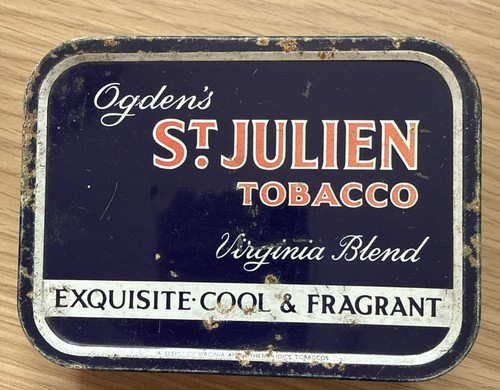 Tobacco tin vintage - tobacco,