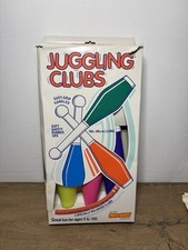 Vintage Juggling Clubs - Summer Garden Fun - Film Prop - Retro Toys Pro Shot