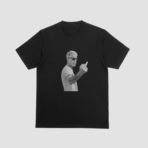 Anthony bourdain middle finger - bourdain,