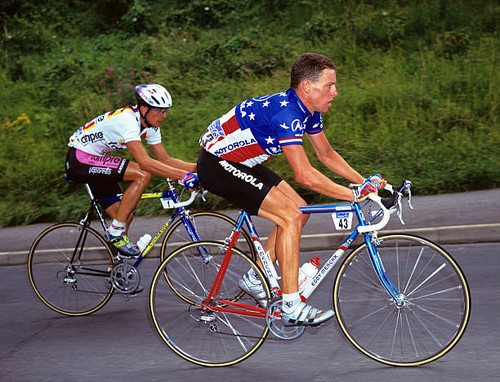 Lance armstrong leads maurizio - lance,
