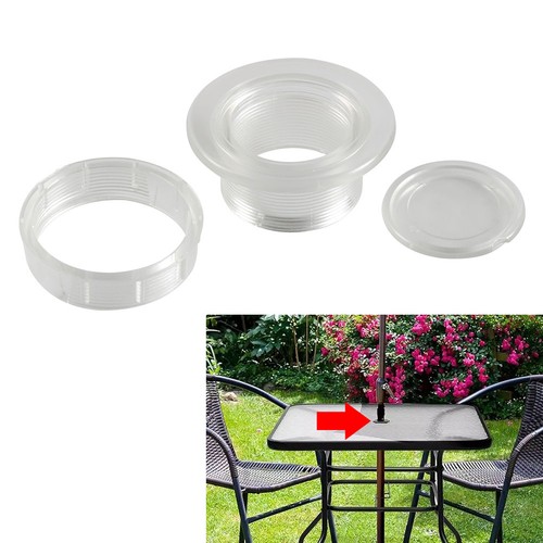 Clear table umbrella hole ring - clear,