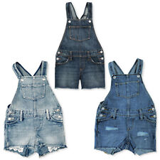 Girls Gap Denim Dungarees Shorts Old Navy Jean Shortalls Playsuit Age 5-16 Years