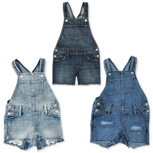 Girls gap denim dungarees - girls,