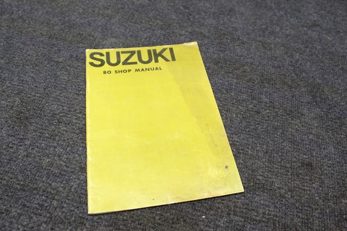 Suzuki shop manual vintage - 80,