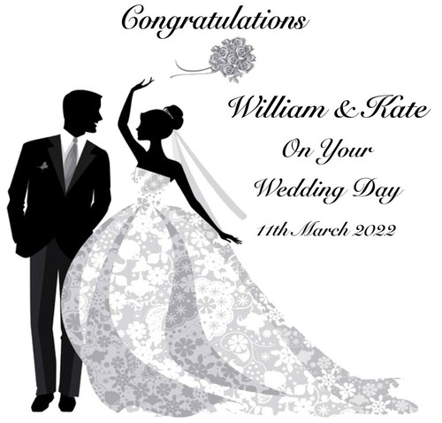 Handmade personalised wedding - personalised,