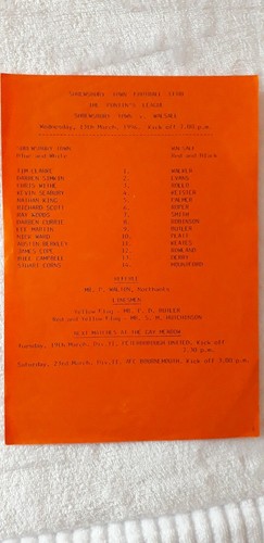 Shrewsbury town reserves - shrewsbury,