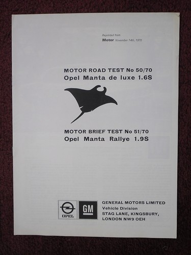 Opel manta mk1 original - mk1, 1.6s