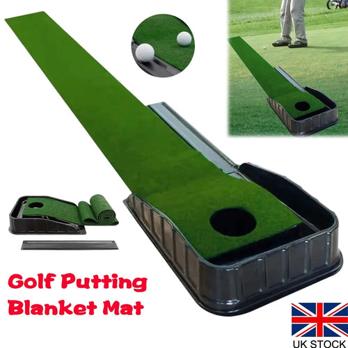 Golf putting mat - golf, green