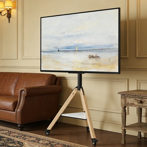 Mobile easel stand for - tv,