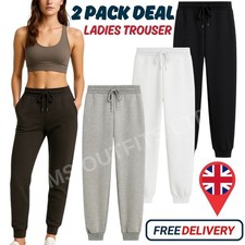Ladies Fleece Jogging Bottoms