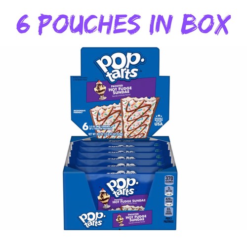 Pop tarts frosted - hot, fudge