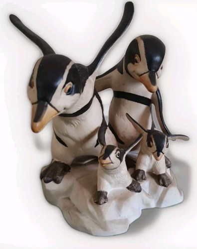 Franklin mint penguin family - franklin,