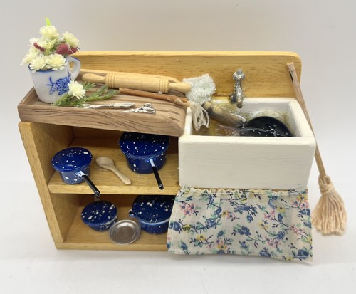 Dolls house furniture kitchen - dolls,