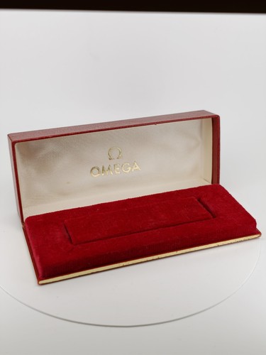 Vintage omega red watch box - omega,