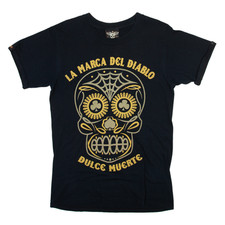 LA MARCA DEL DIABLO Mens T-Shirt Blue S