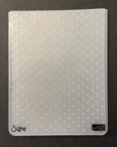Sizzix embossing folder - sizzix, dots
