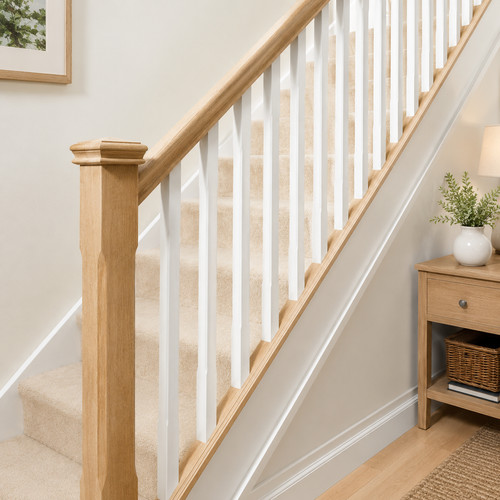White primed stop chamfered - white,