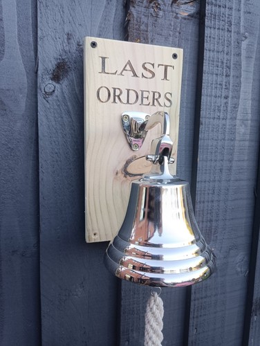 Personalised last orders bell - orders,