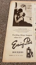 PCTBK6 ADVERT 11X4 BOURJOIS EVENING IN PARIS PERFUME