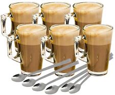 4/6 Latte Coffee Glasses