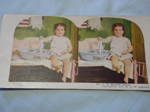 Antique colour stereoscope