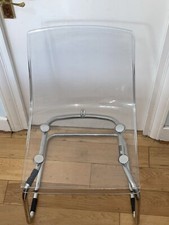 IKEA Transparent/ Chrome Plated Tobias Chair