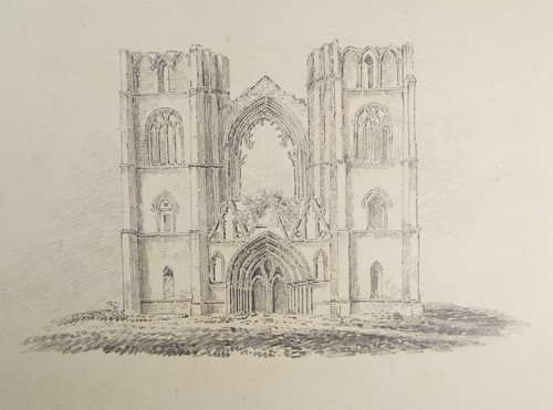 Original pencil drawing - pencil, drawing,'elgin
