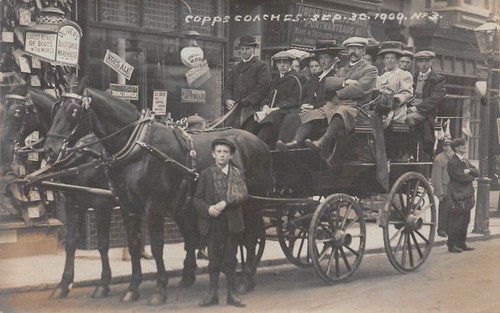 Postcard ilfracombe carriage - ilfracombe,