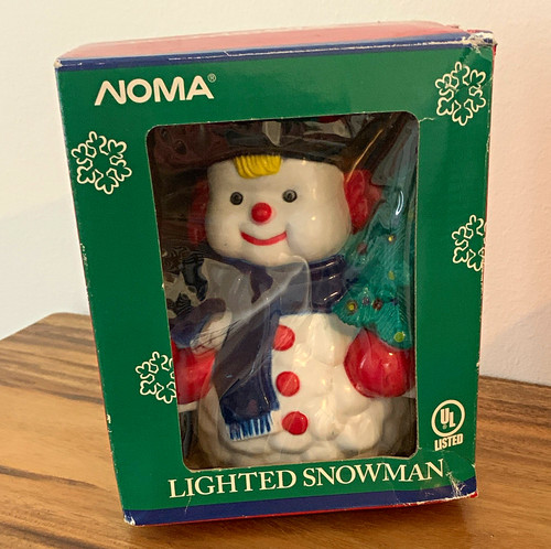 Vintage christmas noma snowman - vintage,