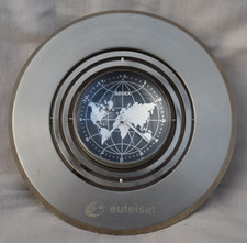 Rotational World Globe Mantel Desk Clock ADDEX and photo mount