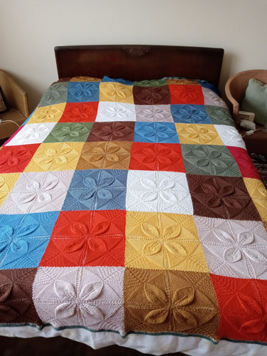 Multicolour patchwork floral - patchwork,