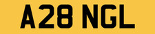 ANGEL QUALITY PRIVATE CAR REG NUMBER PLATE A28 NGL / ANGE ANGELA ANG ANGELINA