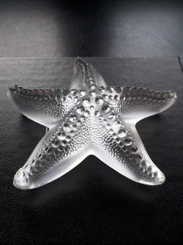 Lalique clear starfish - lalique,
