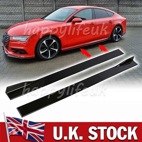Car side skirt extension - car,