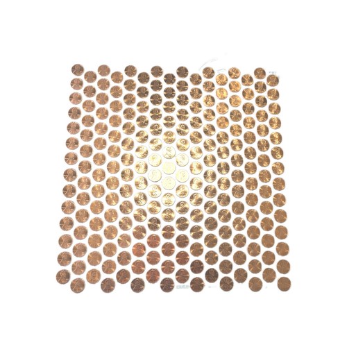 Copper circulated penny - copper,
