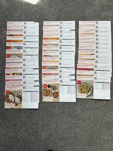 Gousto recipe cards - recipe,