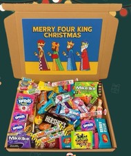 50 American Sweets Candy Gift Box Hamper Christmas  Nerds USA Mixed Candy