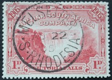 Rhodesia 1905 falls - rhodesia, one