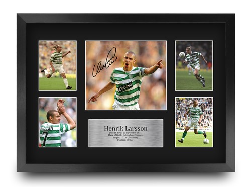 Henrik larsson signed celtic - henrik,
