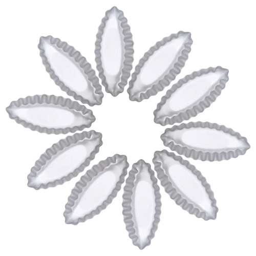 Set boat shaped - set, tart