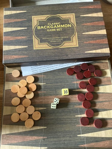 Classic backgammon game set - classic,