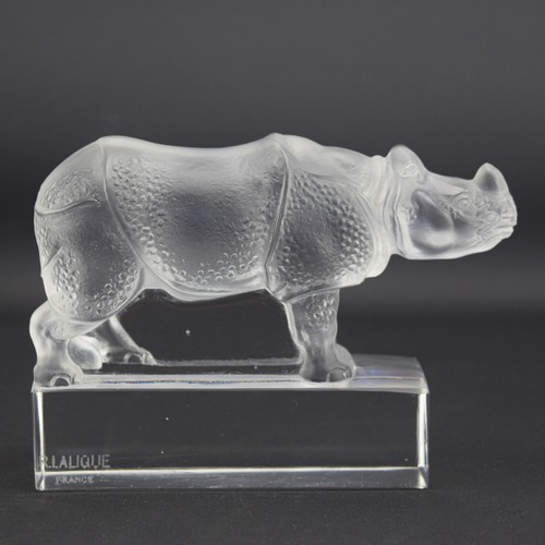 Rare rene lalique rhinoceros - rene,