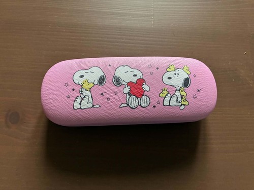 Snoopy glasses case pink - snoopy,